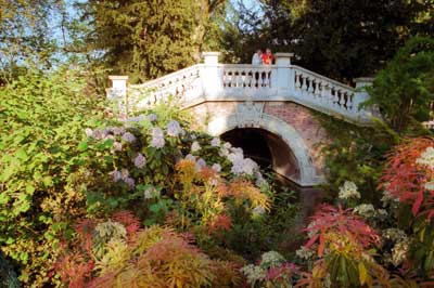 Visitar los jardines del parque Monceau                                