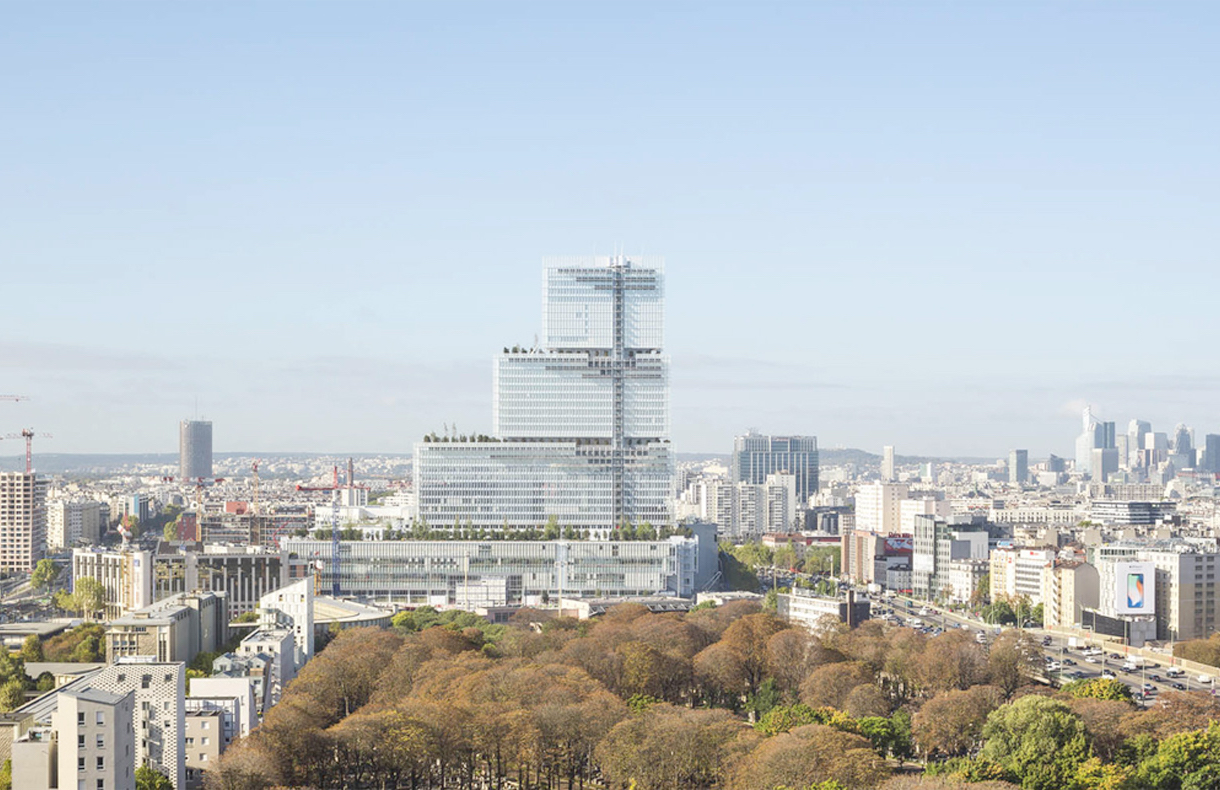 Le Nouveau Palais de Justice de Paris, près de l’hôtel jardin de Villiers