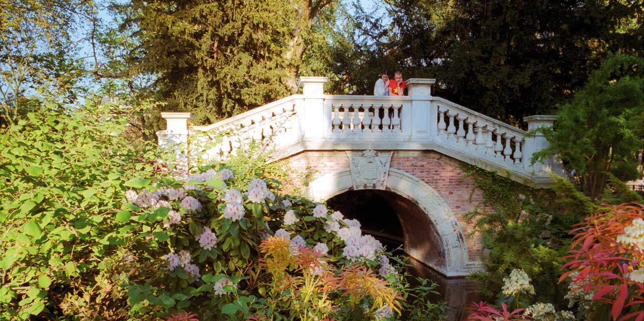 Visitar los jardines del parque Monceau                                